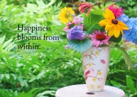 happiness blooms